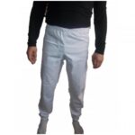 Pantalon alb tercot 200 grame