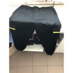 Pantaloni de paza cu vipusca galbena