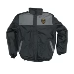 Geaca matlasata , model in doua culori