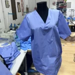 Bluză bleu cu anchior