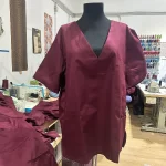 Bluză cu anchior culoarea bordo