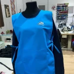 Sort turcoaz pentru curățenie, model cu broderie